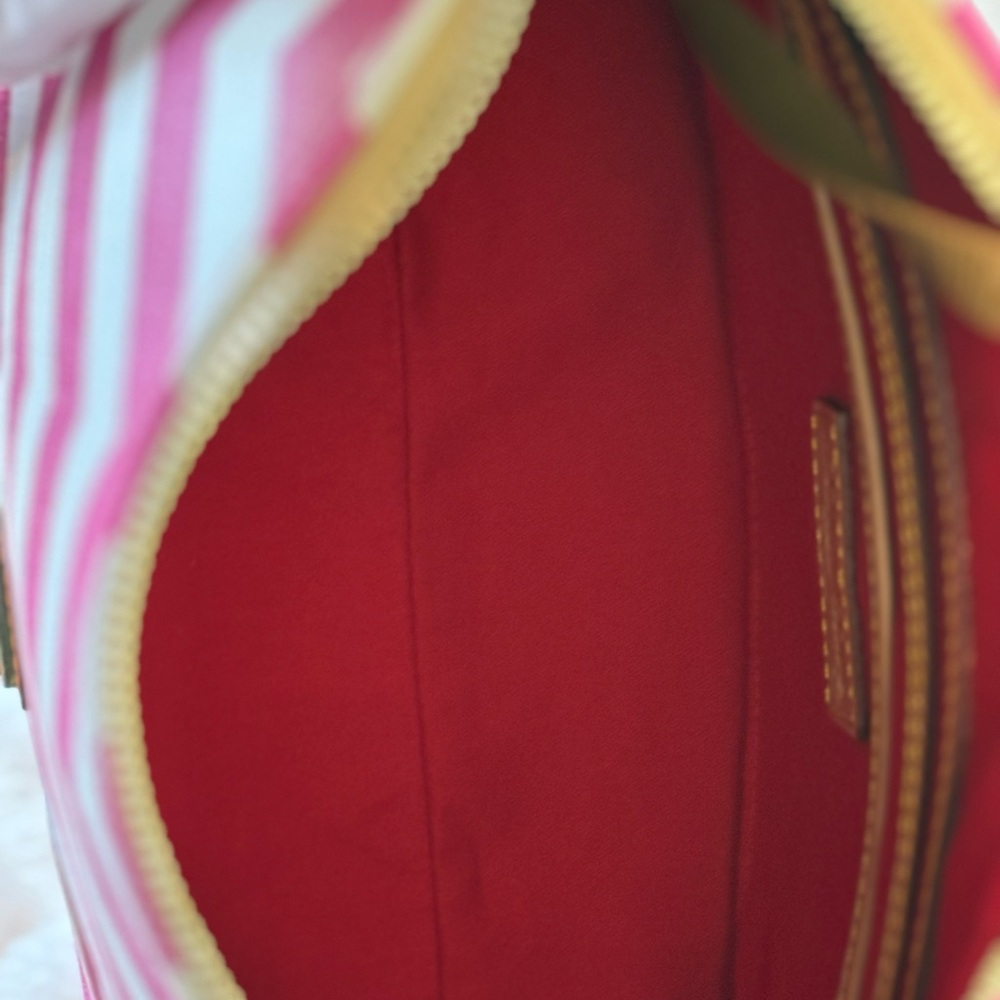 Dooney & Bourke Magenta Chevron Shoulder Bag - Picture 10 of 12